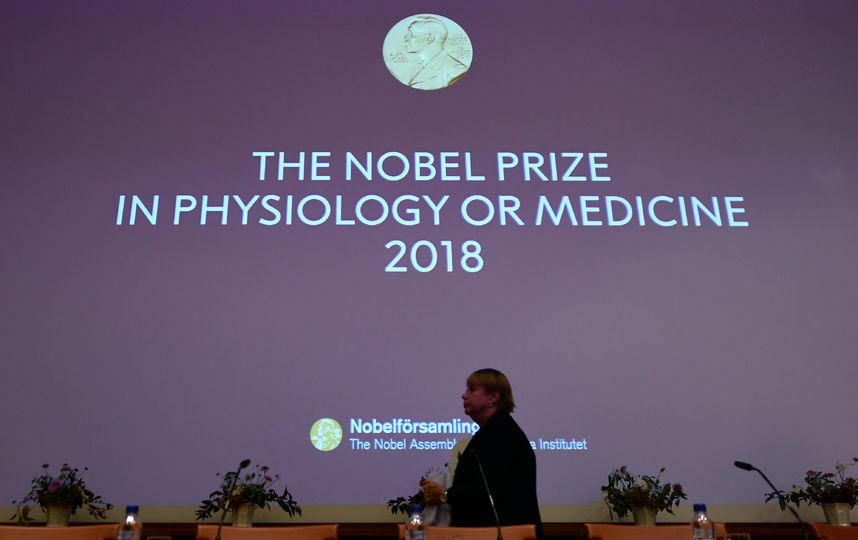 Присуждение Нобелевской премии по физиологии и медицине. Фото AFP