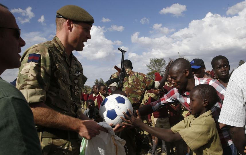 Принц Уильям побывал в Кении. Фото AFP