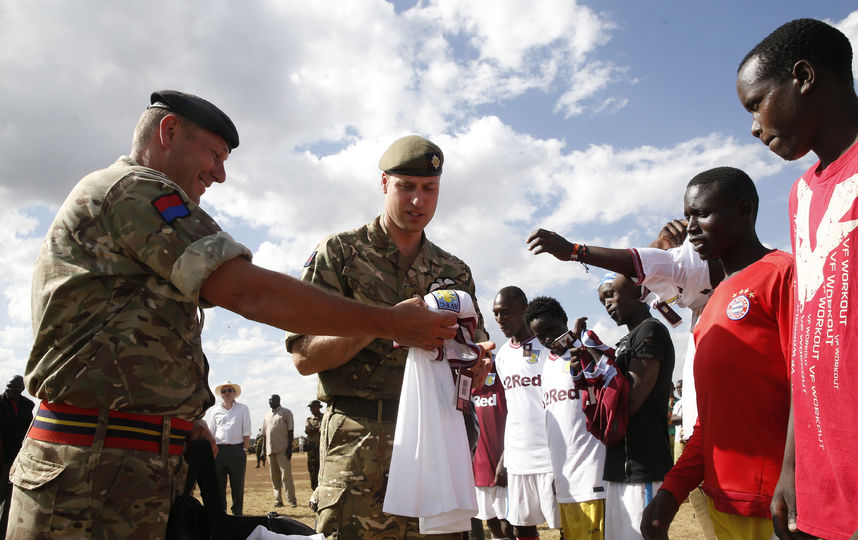 Принц Уильям побывал в Кении. Фото AFP