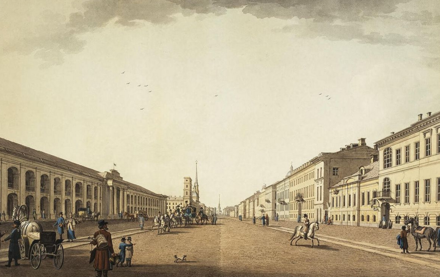 Невский проспект, 1799 год. Фото Wikipedia