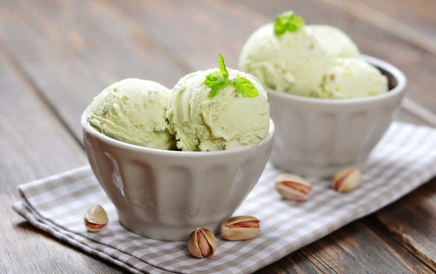 Зелёное мороженое. Фото Скриншот Instagram