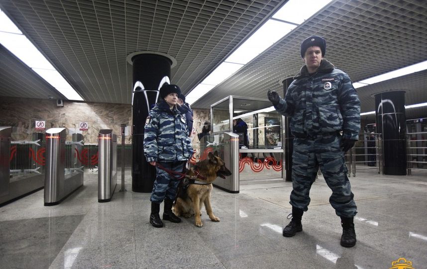 На станции московского метро "Савёловская" произошла массовая драка. Фото мвд.рф