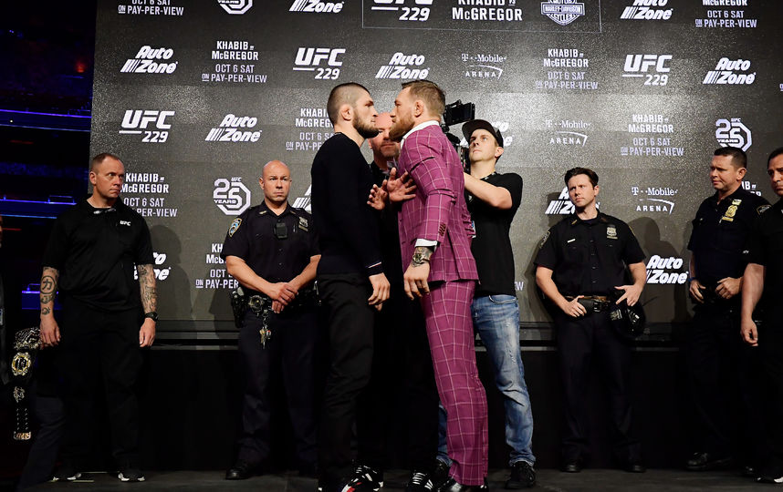 Конор Макгрегор и Хабиб Нурмагомедов. Фото Getty