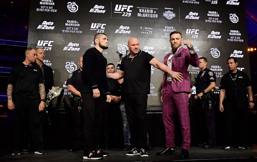 Бой Конор - Хабиб пройдёт в Лас-Вегасе. Фото Getty