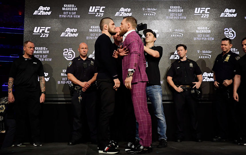 Бой Конор - Хабиб пройдёт в Лас-Вегасе. Фото Getty