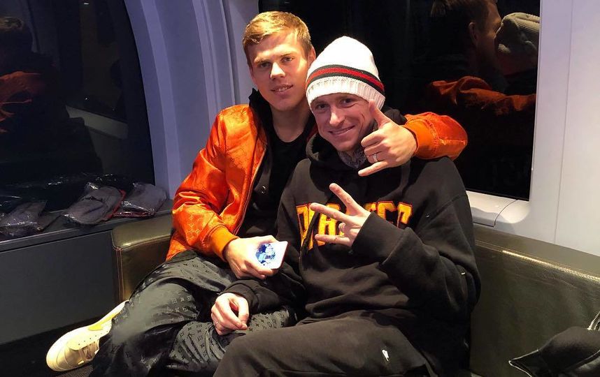 Александр Кокорин и Павел Мамаев. Фото Скриншот Instagram: @kokorin9