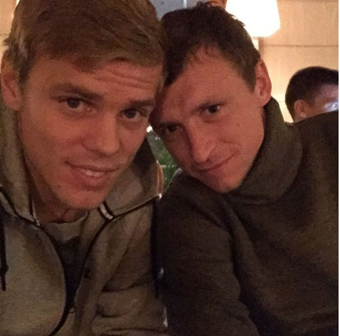 Футболисты Кокорин и Мамаев. Фото Instagram/kokorin9