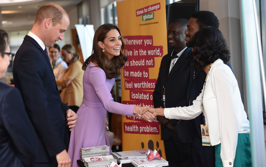 Кейт Миддлтон и принц Уильям на саммите по психическому здоровью. Фото Getty