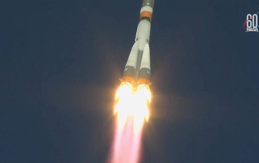 Старт ракеты 11 октября. Фото Скриншот видео YouTube / NASA, Скриншот Youtube