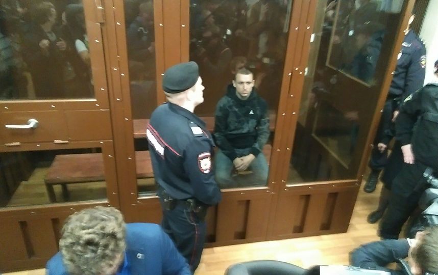 Павел Мамаев в зале суда. Фото Дмитрий Роговицкий