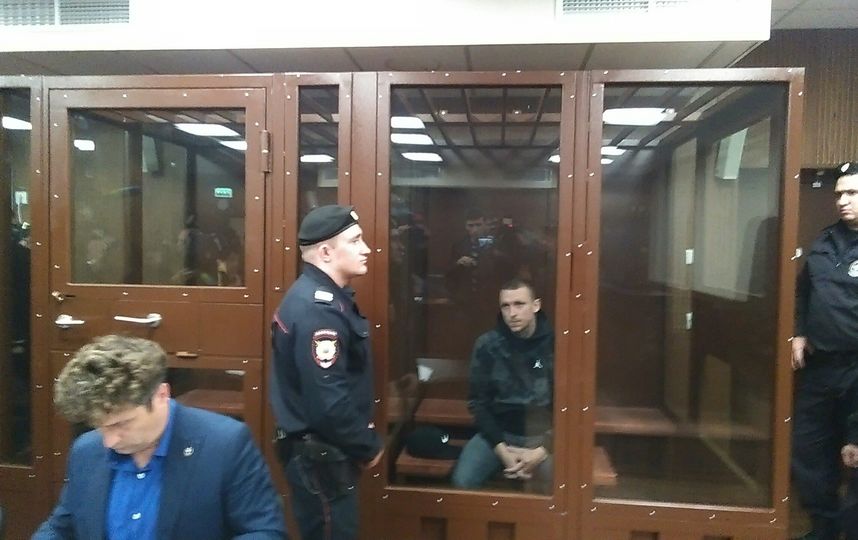 Павел Мамаев в зале суда. Фото Дмитрий Роговицкий