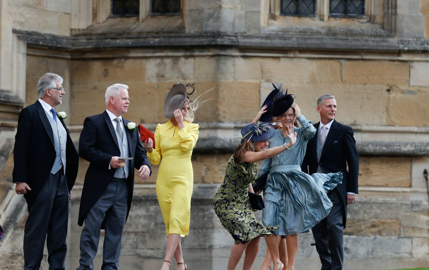 Гости на свадьбе Принцессы Евгении. Фото AFP