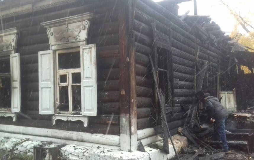 Дом после пожара. Фото предоставила Светлана Пежемская