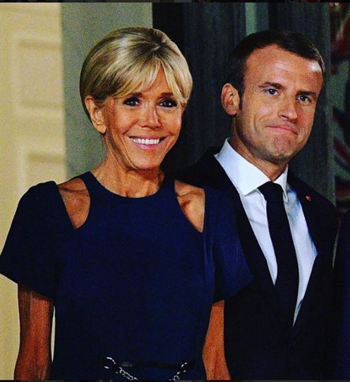 Брижит Макрон на приеме во Франции. Фото Instagram