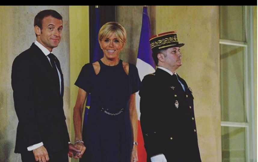 Брижит Макрон на приеме во Франции. Фото Instagram