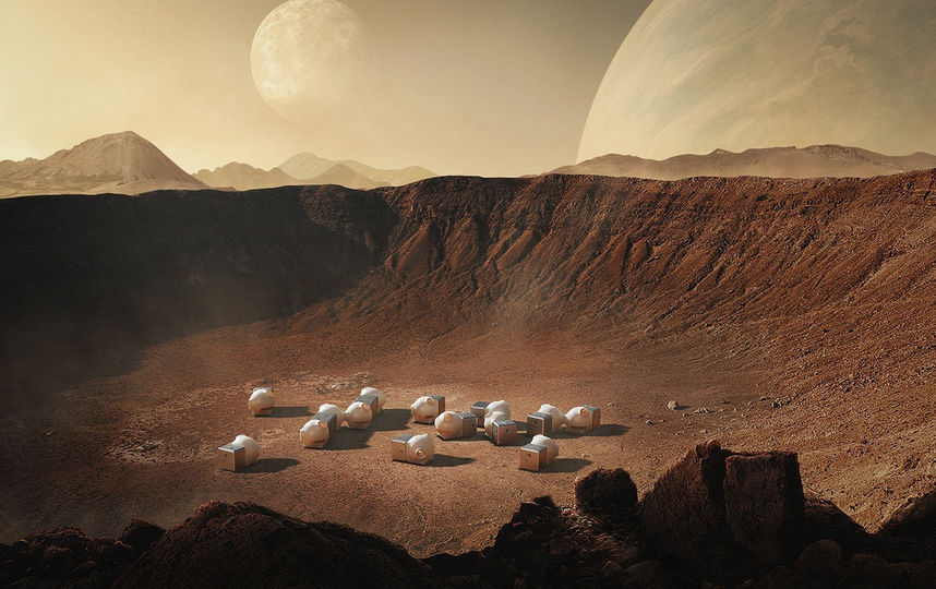 В Mars Case можно будет жить на Марсе. Фото Open Architecture