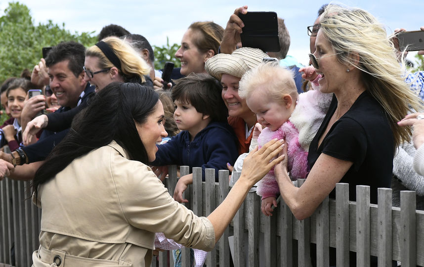 Меган Маркл во время визита в Австралию. Фото AFP