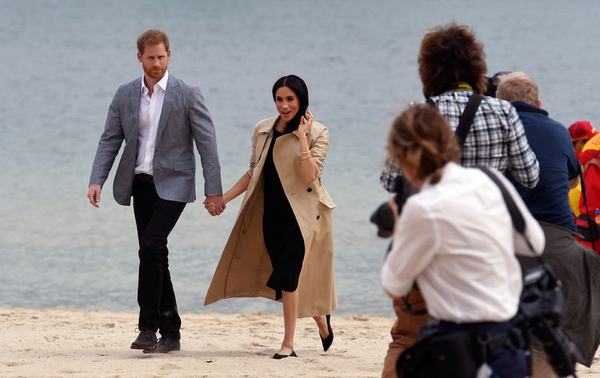 Принц Гарри и Меган Маркл во время визита в Австралию. Фото AFP