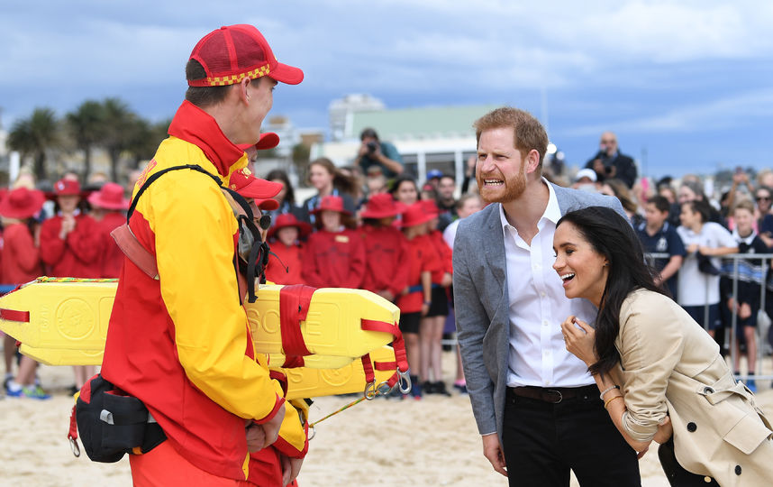 Принц Гарри и Меган Маркл во время визита в Австралию. Фото AFP