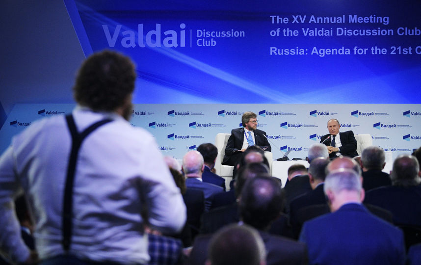 Владимир Путин на форуме "Валдай". Фото AFP