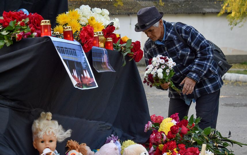 Жертвами трагедии в Керчи стал 21 человек. Фото AFP