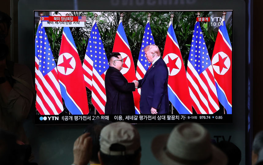 Дональд Трамп рассказал подробности их отношений с Ким Чен Ыном. Фото Getty