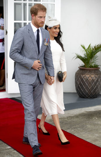 Меган Маркл и принц Гарри прибыли на Фиджи. Фото Getty