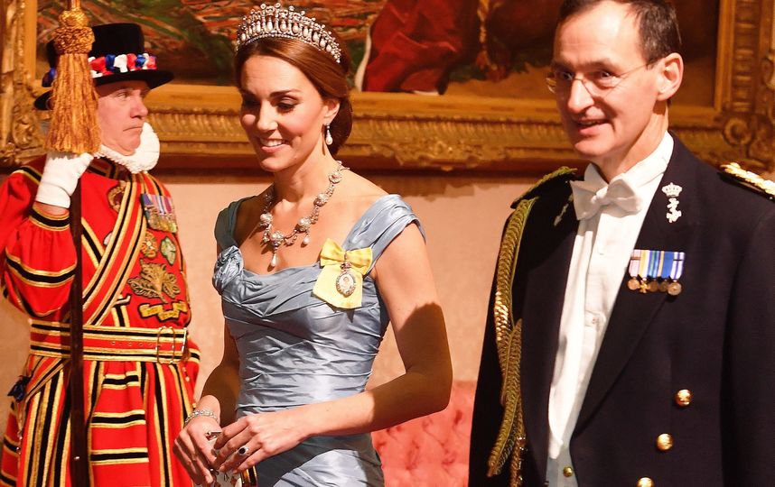 На приёме в честь визита короля и королевы Нидерландов. Фото Getty