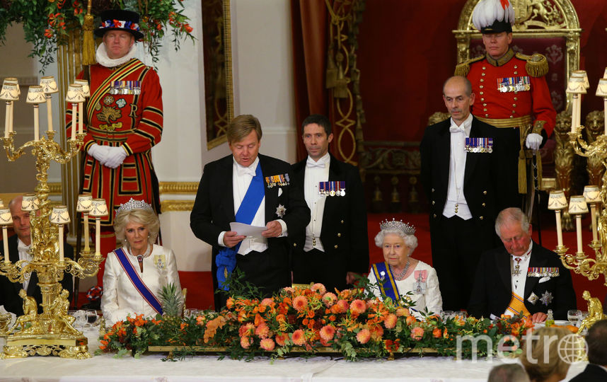 На приёме в честь короля и королевы Нидерландов