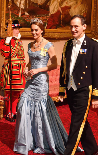 На приёме в честь короля и королевы Нидерландов. Фото Getty