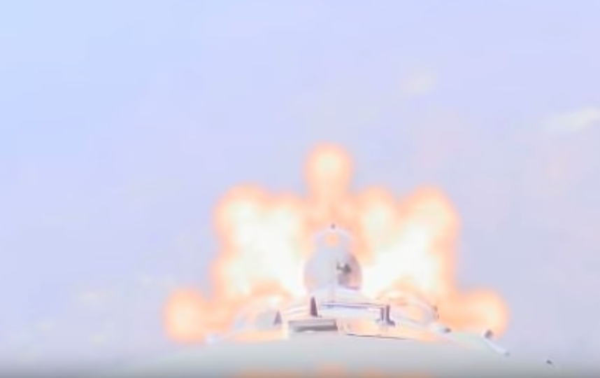 Взрыв на "Союзе". Фото Скриншот, Скриншот Youtube