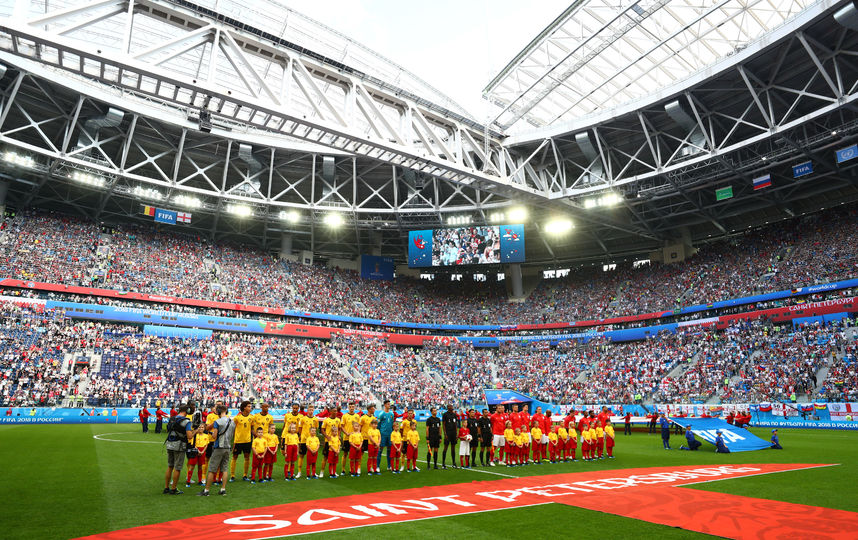 Стадион "Санкт-Петербург" принимал матчи чемпионата мира по футболу, в том числе полуфинал и поединок за третье место. Фото Getty