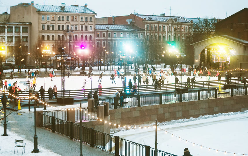 В Петербурге открывается первый в этом мезоне уличный каток. Фото предоставлено организаторами