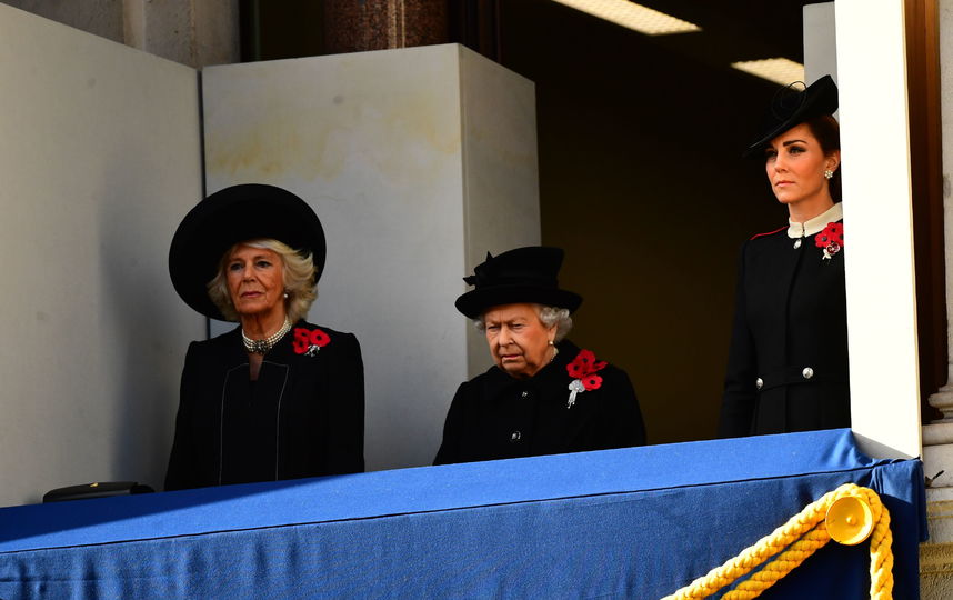 Камилла, Елизавета II и Кэтрин. Фото Getty