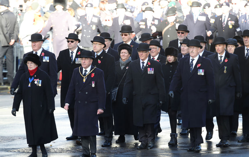 Парад в честь 100-летия окончания Первой мировой войны. Фото Getty
