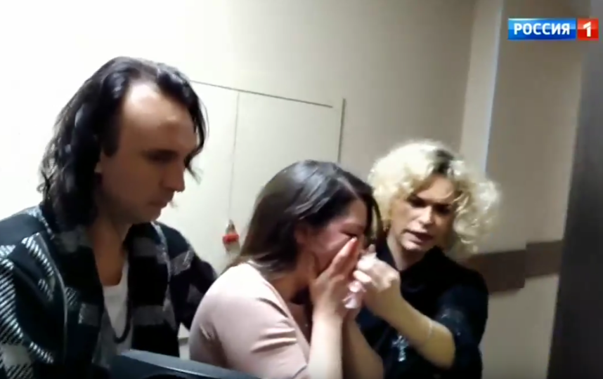 Полина Давыдова после драки. Фото Скриншот Youtube