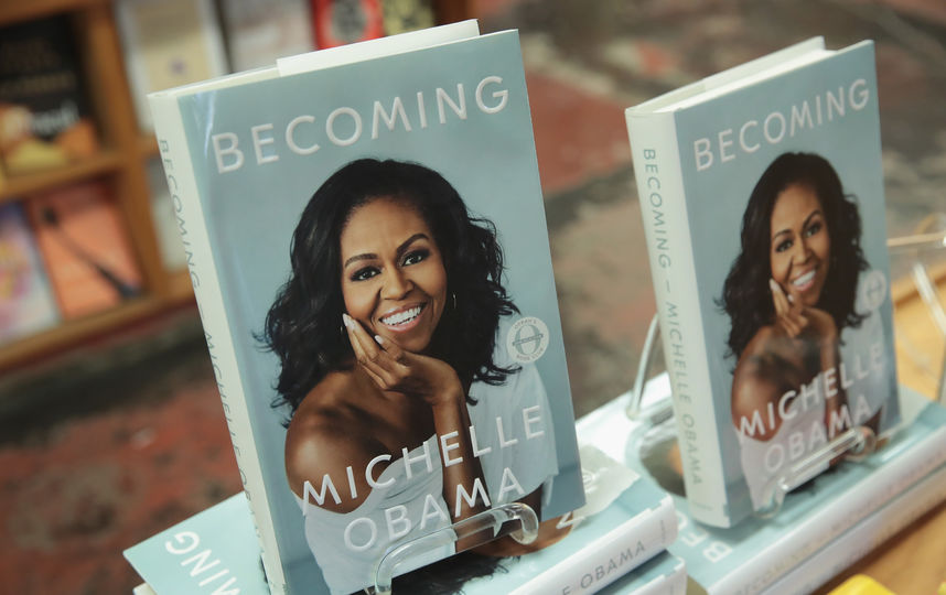 Фото с презентации книги Мишель Обамы в Чикаго. Фото Getty