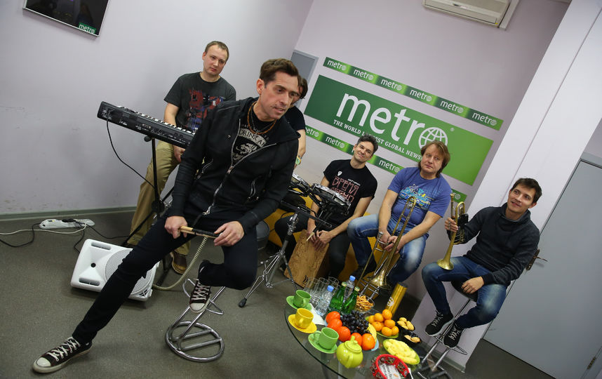 Макс Покровский дал жару в редакции Metro. Фото Василий Кузьмичёнок