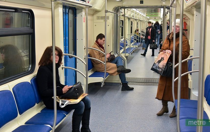 Сбой произошёл на синей ветке московского метро. Фото Василий Кузьмичёнок