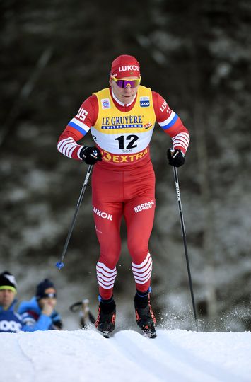 Александр Большунов. Фото AFP