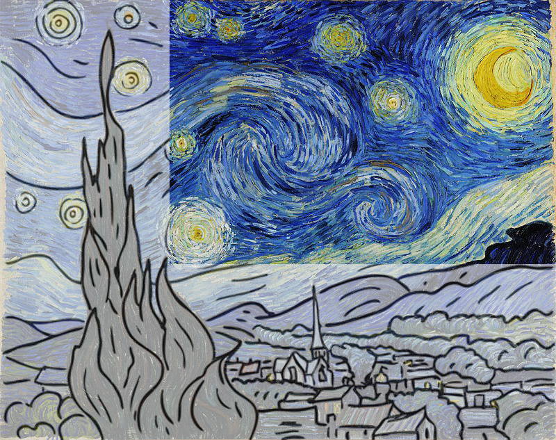 «Звёздную ночь» рисуют даже дети. Фото Предоставлено организаторами