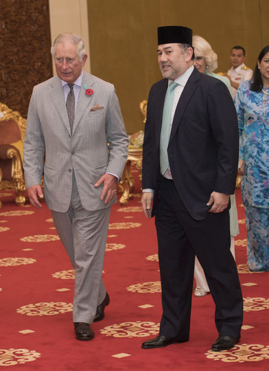 Король Малайзии и принц Чарльз. Фото Getty