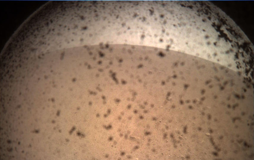 Посадка зонда прошла успешно. Первое фото с Марса. Лаборатория реактивных двигателей - 26 ноября 2018 года в Пасадене, штат Калифорния. Фото Getty
