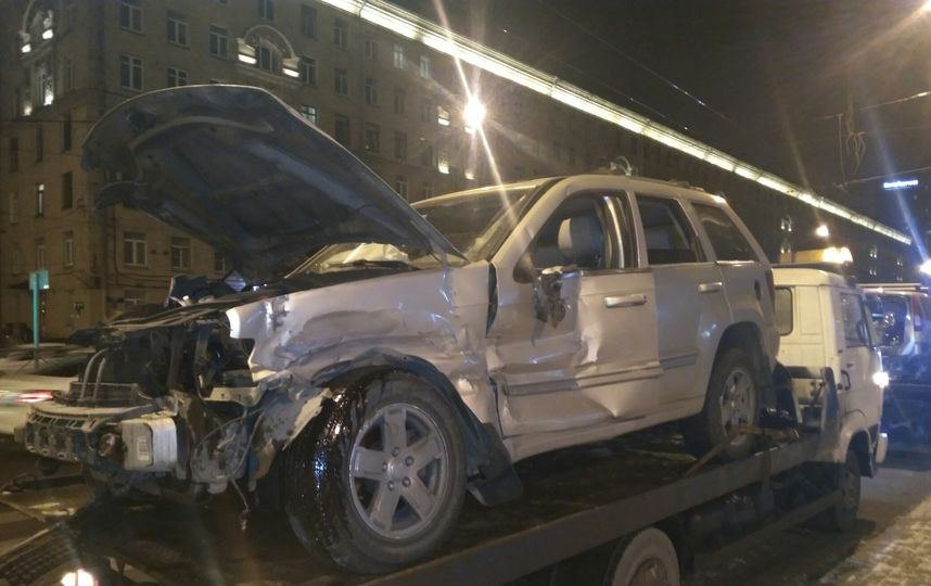 Фото с места массовой аварии на Московском проспекте. Фото vk.com