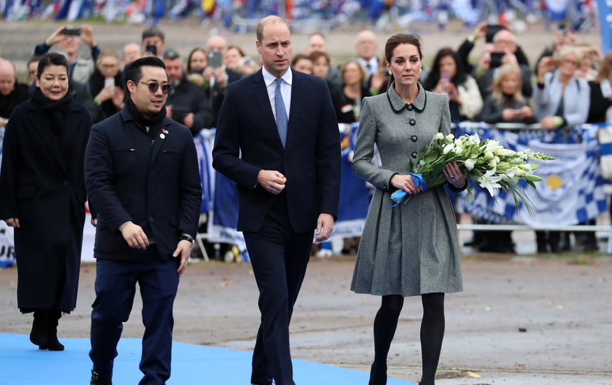 Герцог и герцогиня Кембриджские побывали на месте трагедии. Фото Getty