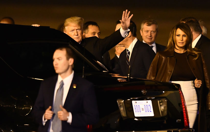 Президент США с супругой Меланией Трамп. Фото Getty