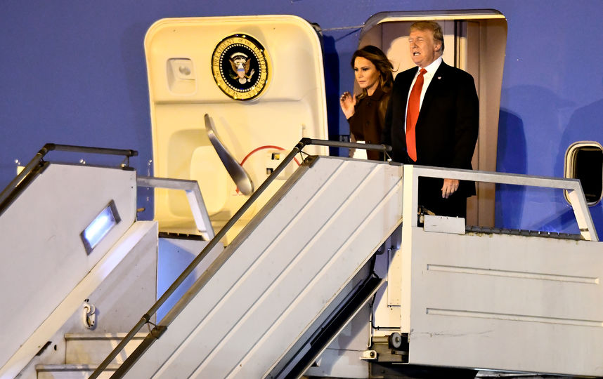 Президент США с супругой Меланией Трамп. Фото Getty
