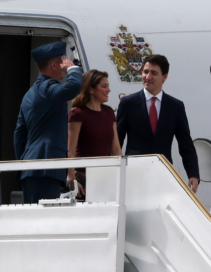 Премьер-министр Канады Джастин Трюдо с женой Софи Грегуар. Фото Getty