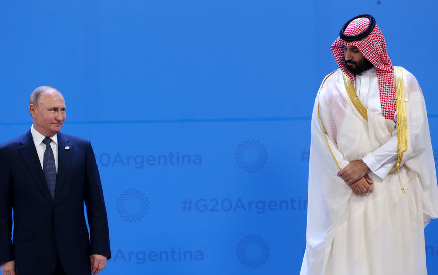 Путин и принц саудовской аравии