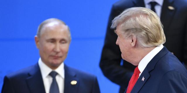 Владимир Путин и Дональд Трамп на саммите G20. Владимир Путин и Дональд Трамп на саммите G20.